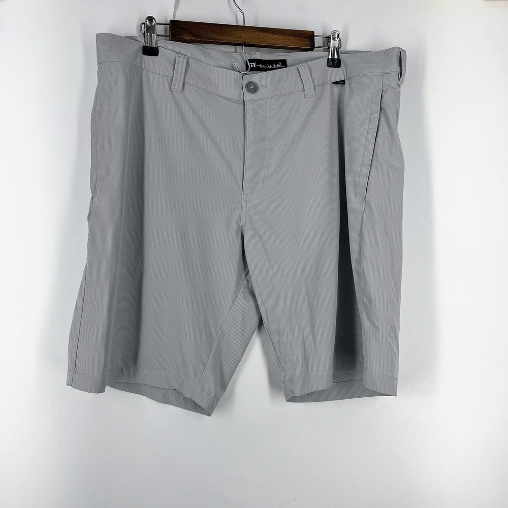 Travis Mathew Mens Micro Stripe Performance Golf Shorts 38 Stretch‎ Lightweight